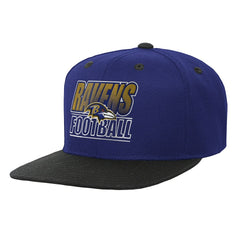 NFL Baltimore Ravens Outerstuff Youth Team Gradient Deadstock Snapback Hat