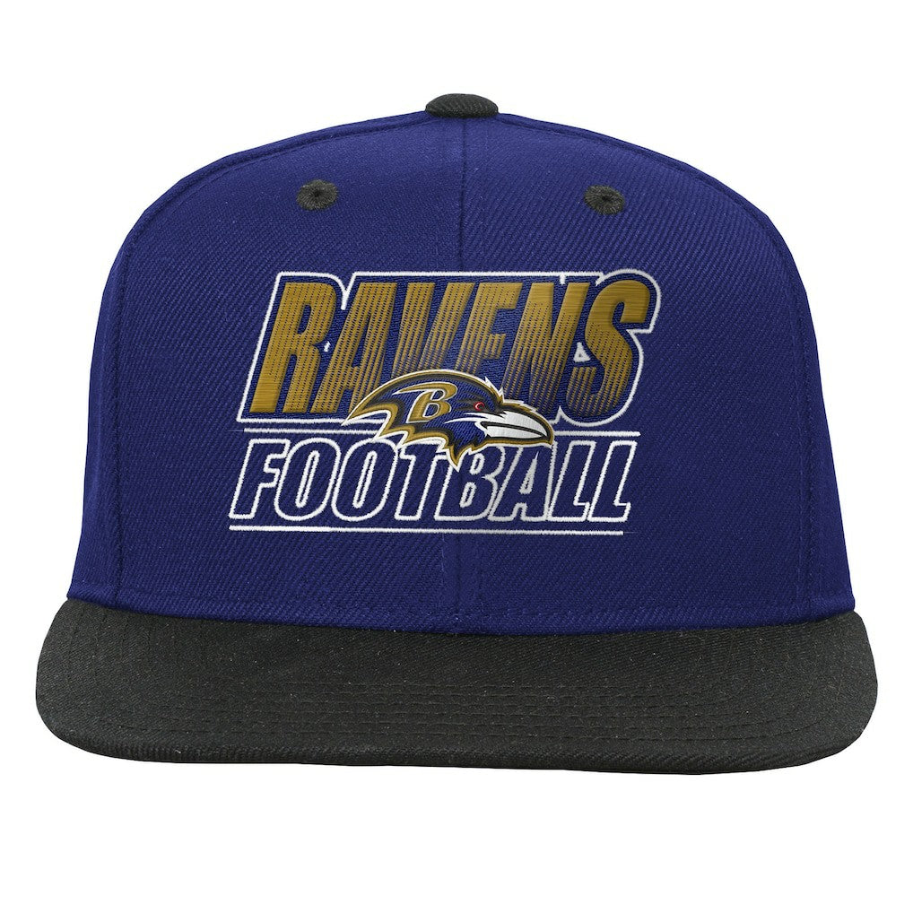 NFL Baltimore Ravens Outerstuff Youth Team Gradient Deadstock Snapback Hat