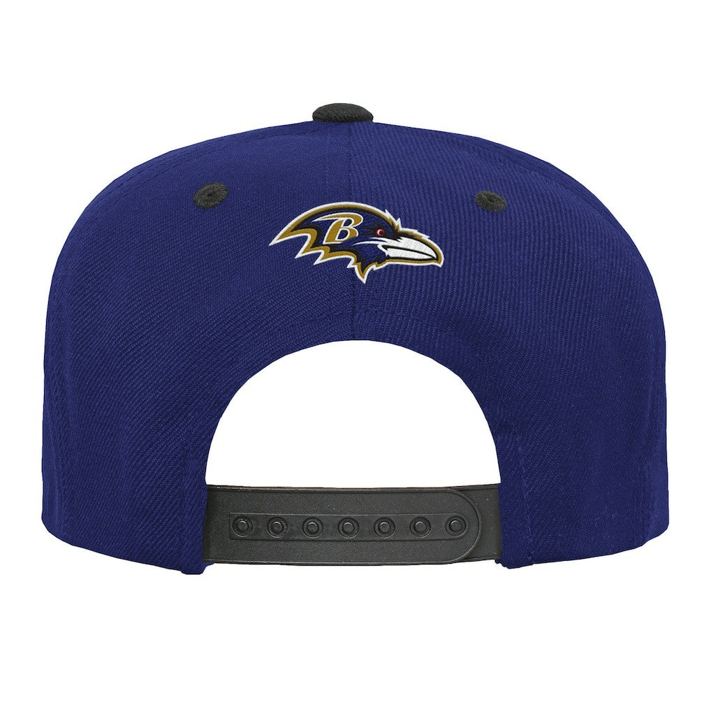 NFL Baltimore Ravens Outerstuff Youth Team Gradient Deadstock Snapback Hat
