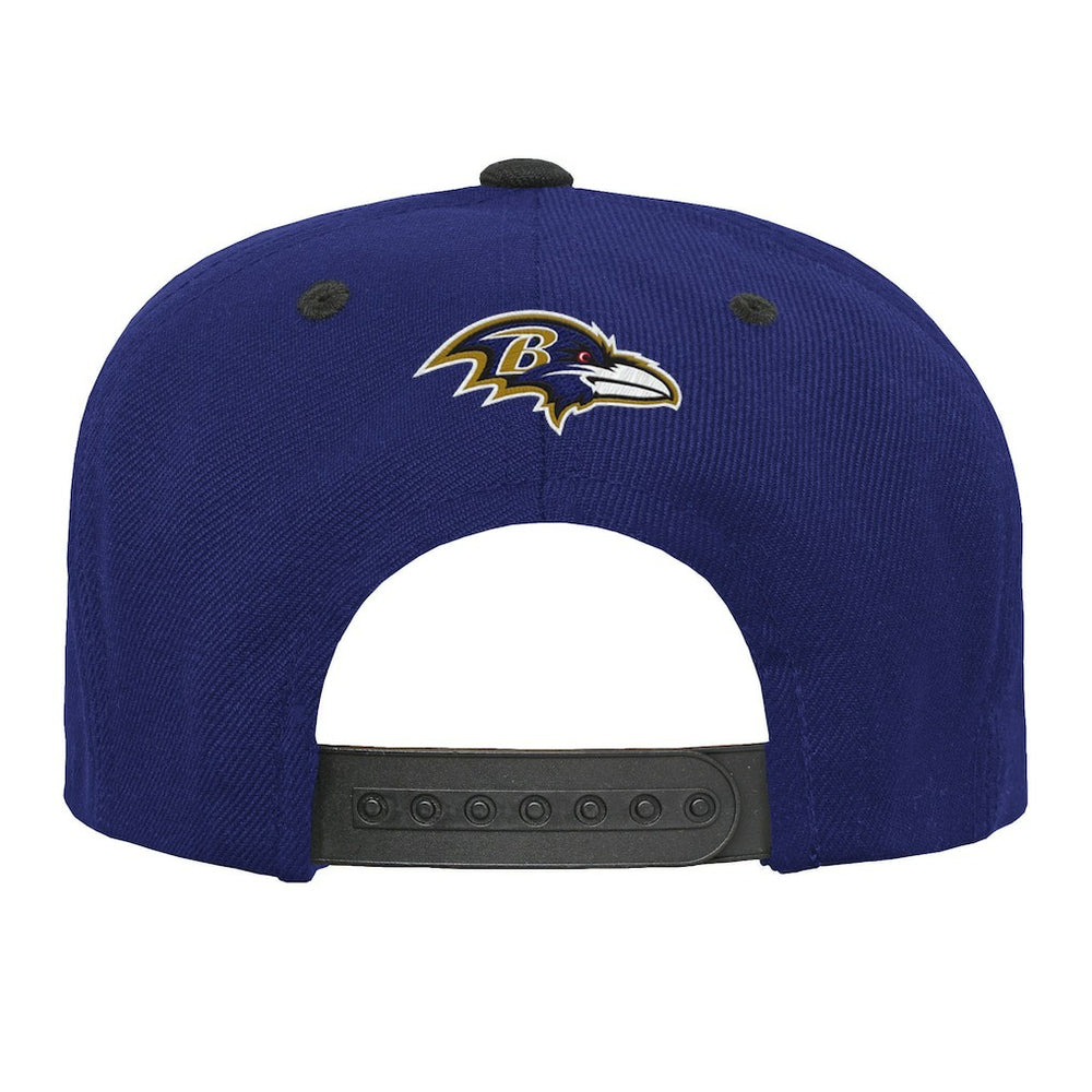 NFL Baltimore Ravens Outerstuff Youth Team Gradient Deadstock Snapback Hat