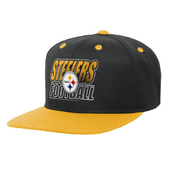 NFL Pittsburgh Steelers Outerstuff Youth Team Gradient Deadstock Snapback Hat