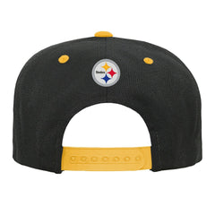 NFL Pittsburgh Steelers Outerstuff Youth Team Gradient Deadstock Snapback Hat