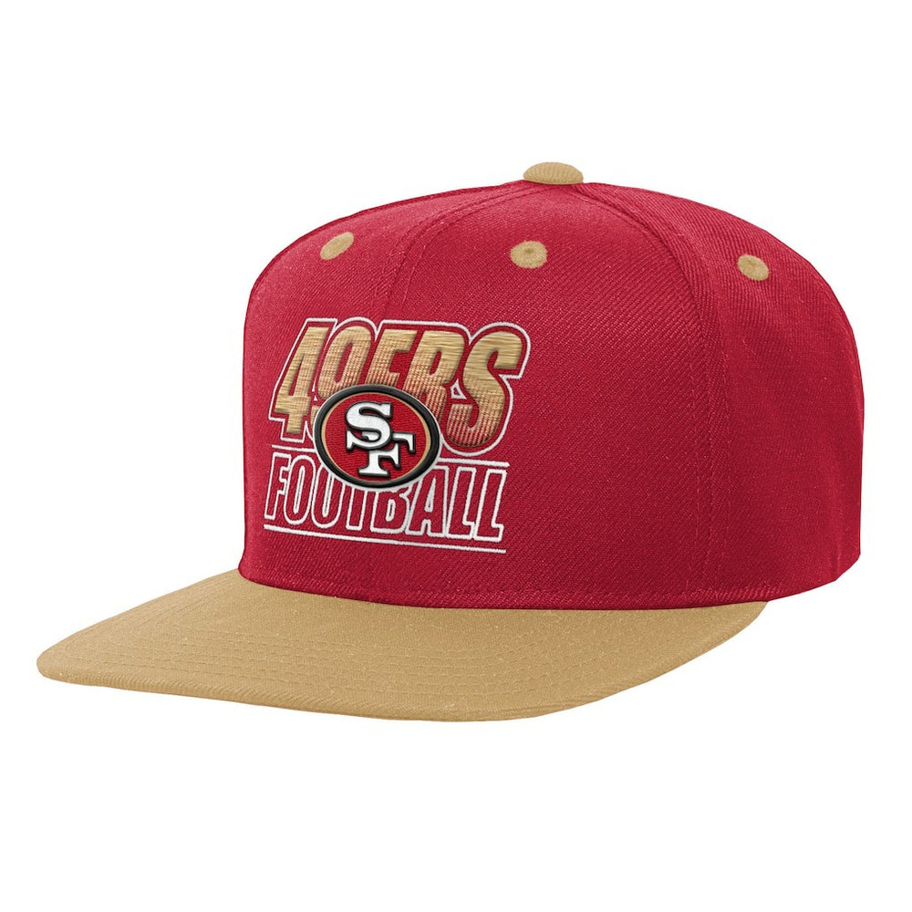 NFL San Francisco 49ers Outerstuff Youth Team Gradient Deadstock Snapback Hat