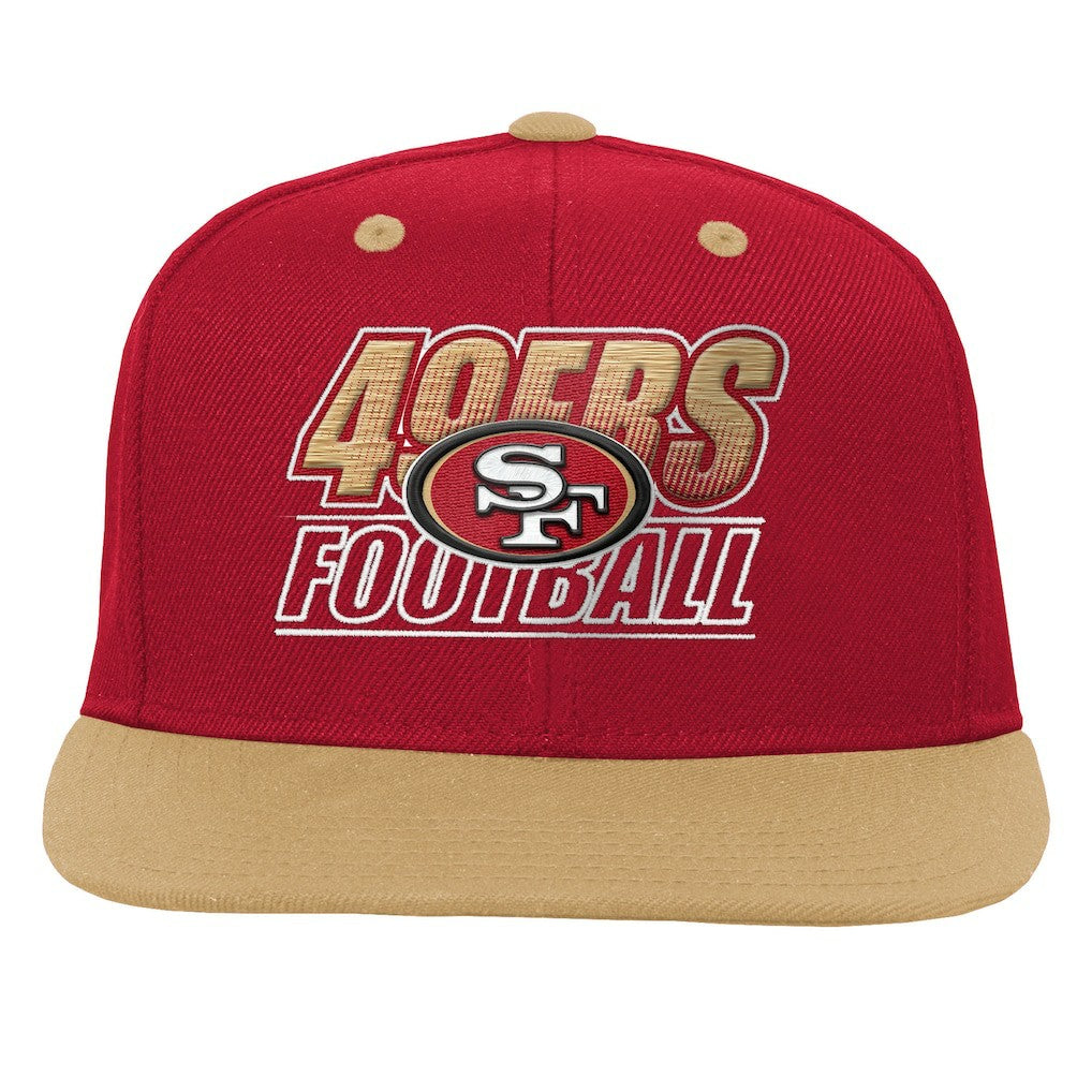 NFL San Francisco 49ers Outerstuff Youth Team Gradient Deadstock Snapback Hat