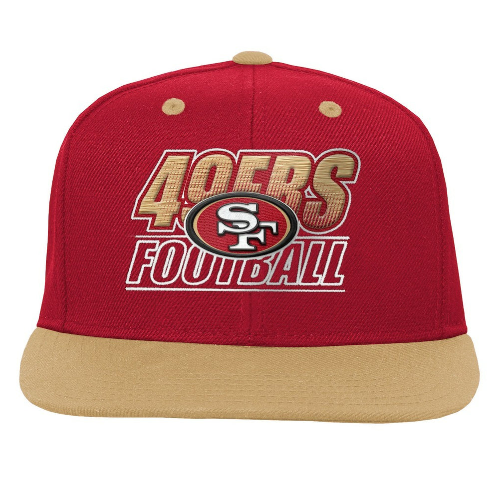 NFL San Francisco 49ers Outerstuff Youth Team Gradient Deadstock Snapback Hat