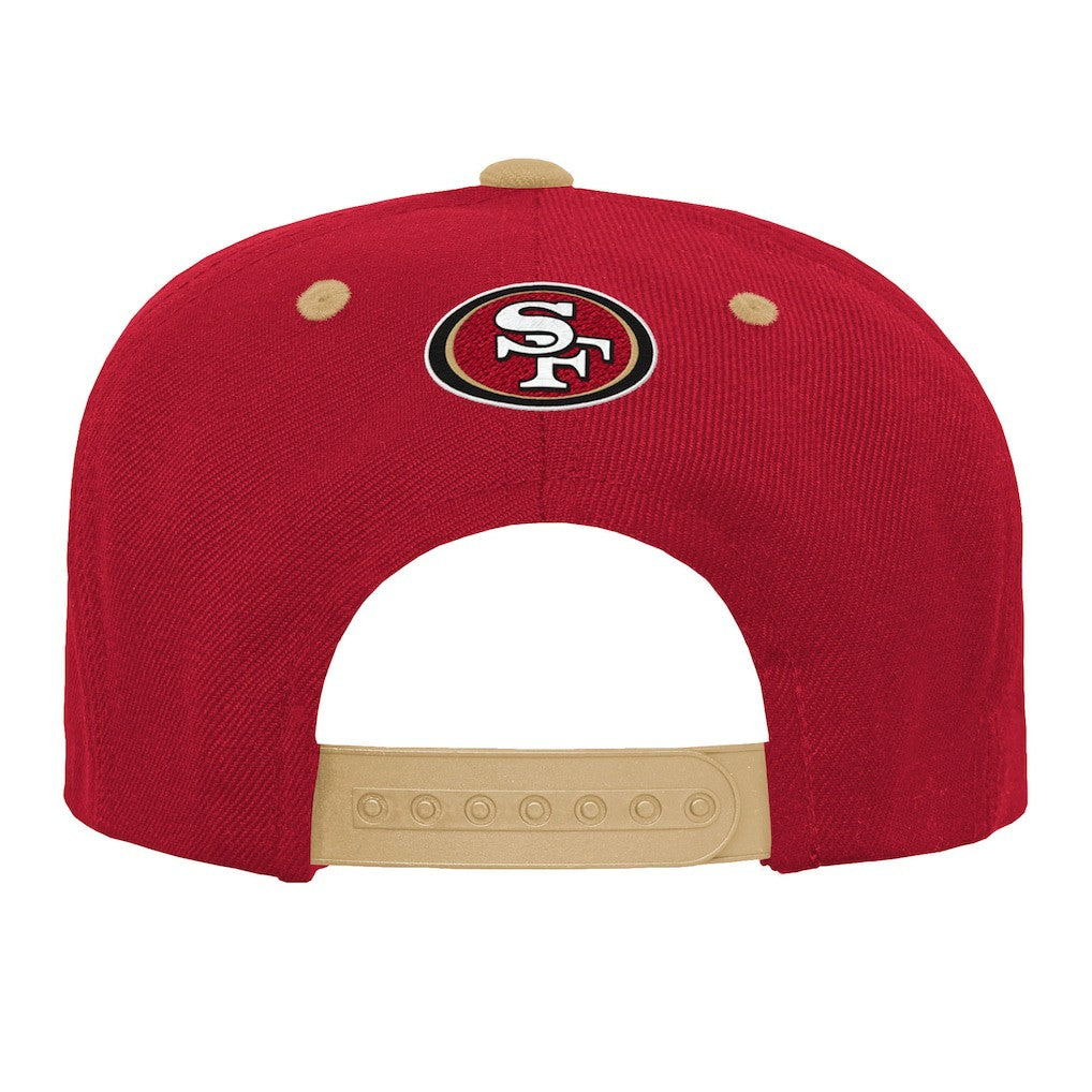 NFL San Francisco 49ers Outerstuff Youth Team Gradient Deadstock Snapback Hat