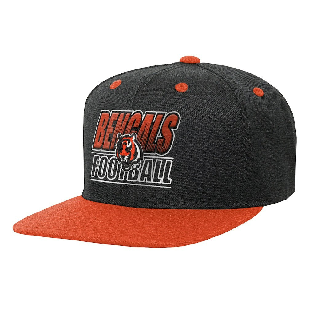 NFL Cincinnati Bengals Outerstuff Youth Team Gradient Deadstock Snapback Hat