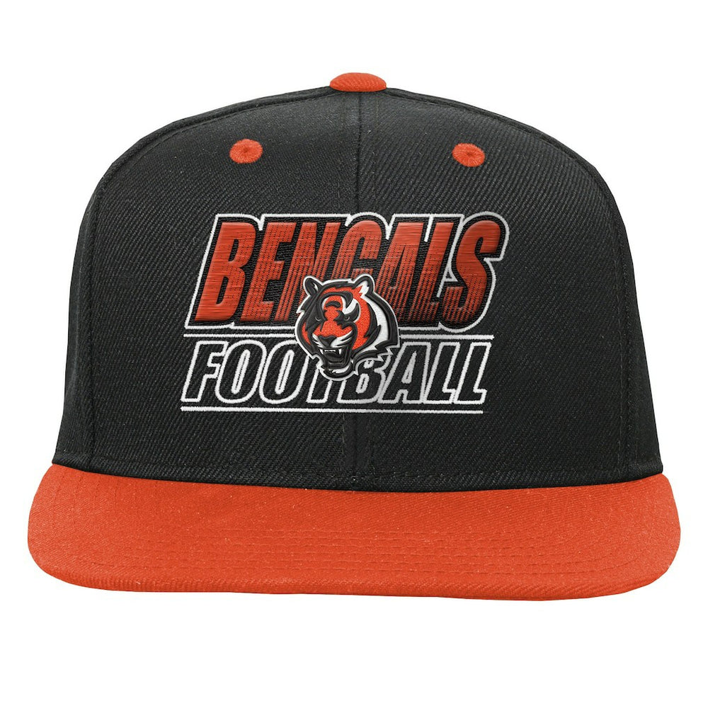 NFL Cincinnati Bengals Outerstuff Youth Team Gradient Deadstock Snapback Hat