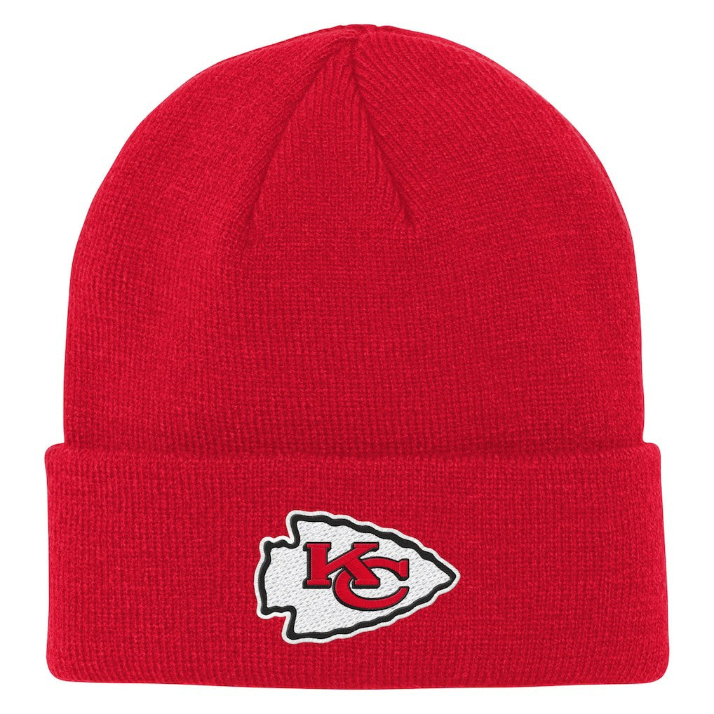 NFL Kansas City Chiefs Outerstuff Youth Team Gradient Cuffed Knit Hat