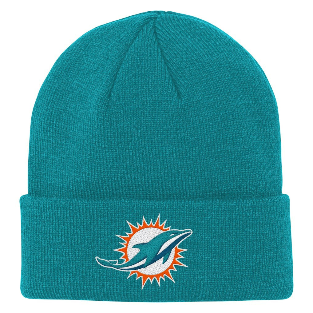 NFL Miami Dolphins Outerstuff Youth Team Gradient Cuffed Knit Hat