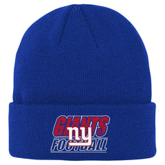 NFL New York Giants Outerstuff Youth Team Gradient Cuffed Knit Hat