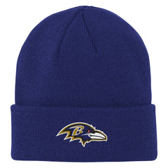 NFL Baltimore Ravens Outerstuff Youth Team Gradient Cuffed Knit Hat