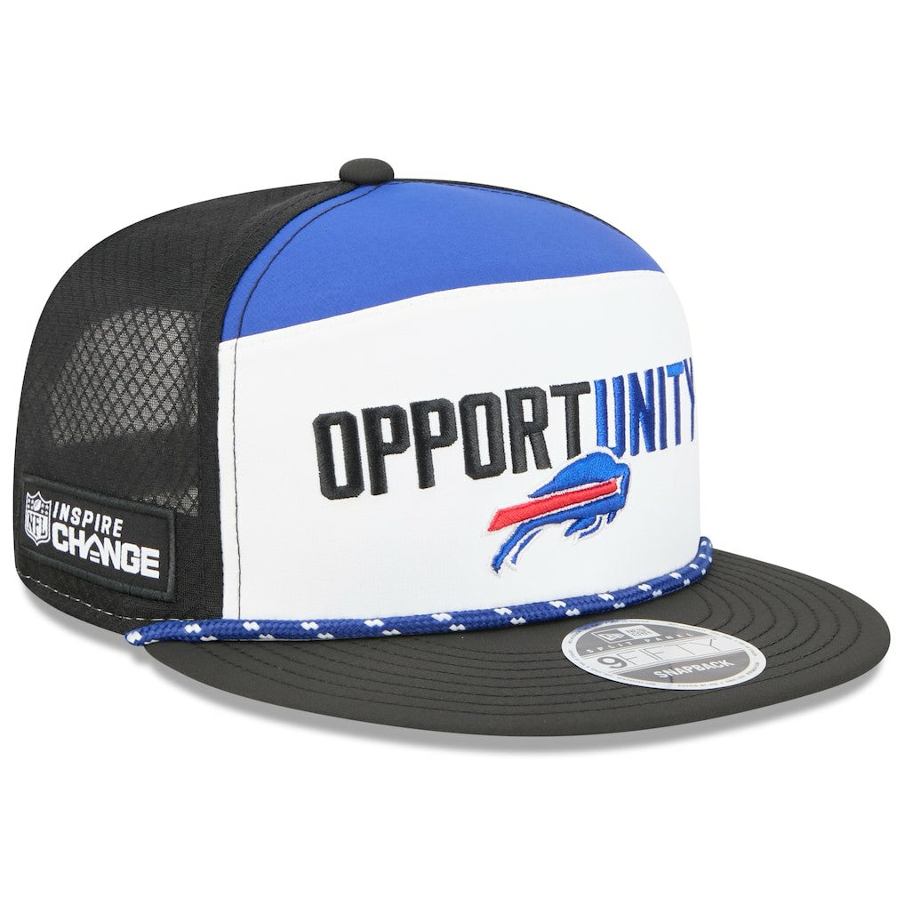 NFL Buffalo Bills 2025 Inspire Change Split Panel 9FIFTY Snapback Hat