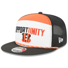NFL Cincinnati Bengals 2025 Inspire Change Split Panel 9FIFTY Snapback Hat