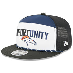 NFL Denver Broncos 2025 Inspire Change Split Panel 9FIFTY Snapback Hat