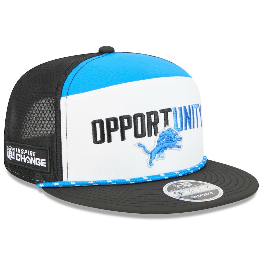 NFL Detroit Lions 2025 Inspire Change Split Panel 9FIFTY Snapback Hat
