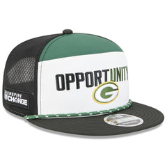 NFL Green Bay Packers 2025 Inspire Change Split Panel 9FIFTY Snapback Hat