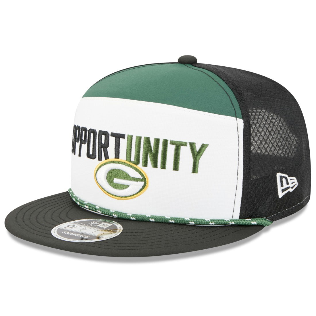 NFL Green Bay Packers 2025 Inspire Change Split Panel 9FIFTY Snapback Hat