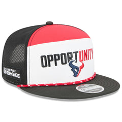 NFL Houston Texans 2025 Inspire Change Split Panel 9FIFTY Snapback Hat