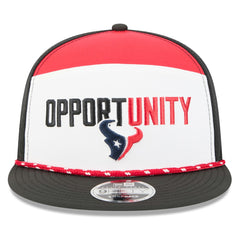 NFL Houston Texans 2025 Inspire Change Split Panel 9FIFTY Snapback Hat