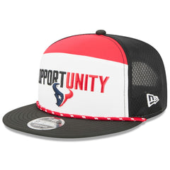 NFL Houston Texans 2025 Inspire Change Split Panel 9FIFTY Snapback Hat