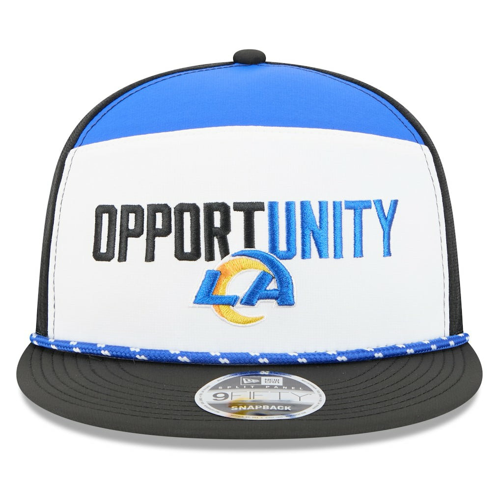 NFL Los Angeles Rams 2025 Inspire Change Split Panel 9FIFTY Snapback Hat