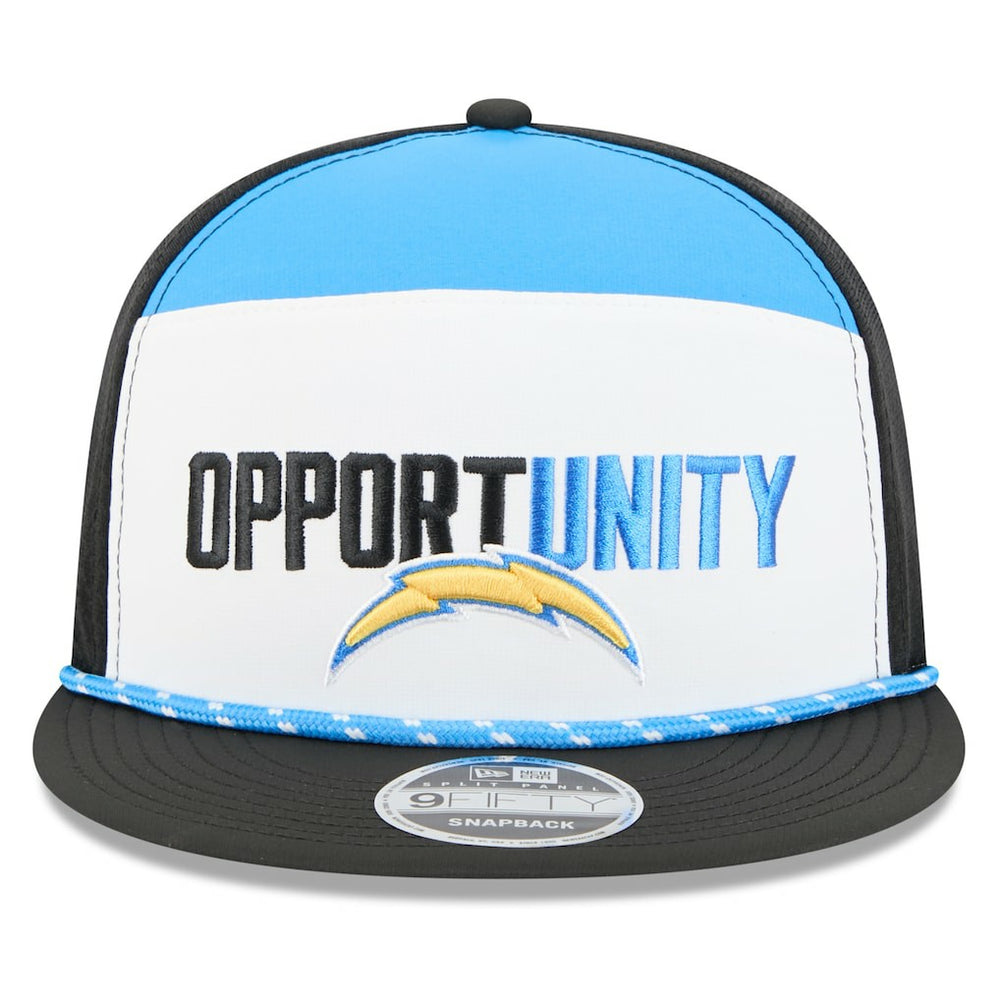 NFL Los Angeles Chargers 2025 Inspire Change Split Panel 9FIFTY Snapback Hat