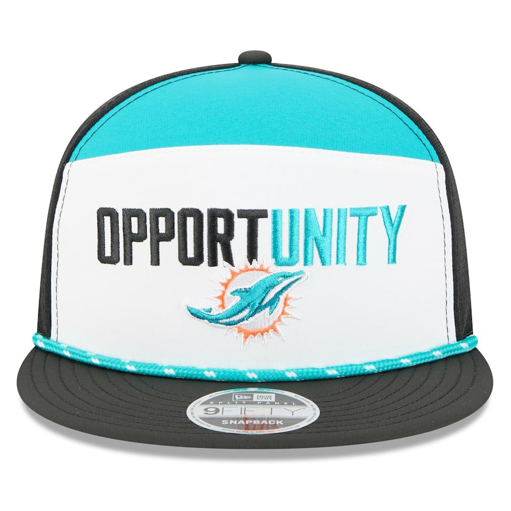 NFL Miami Dolphins 2025 Inspire Change Split Panel 9FIFTY Snapback Hat
