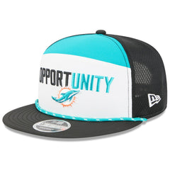 NFL Miami Dolphins 2025 Inspire Change Split Panel 9FIFTY Snapback Hat