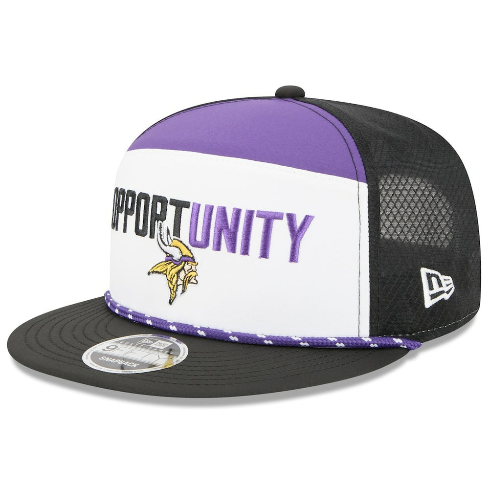 NFL Minnesota Vikings 2025 Inspire Change Split Panel 9FIFTY Snapback Hat