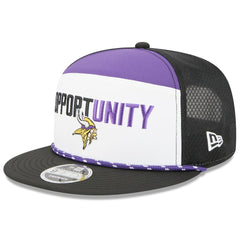 NFL Minnesota Vikings 2025 Inspire Change Split Panel 9FIFTY Snapback Hat