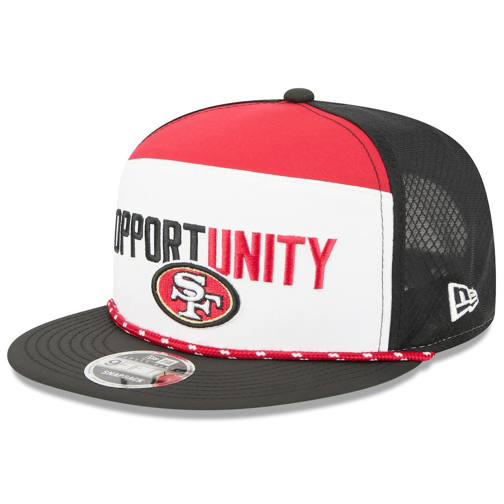 NFL San Francisco 49ers 2025 Inspire Change Split Panel 9FIFTY Snapback Hat