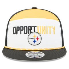 NFL Pittsburgh Steelers 2025 Inspire Change Split Panel 9FIFTY Snapback Hat