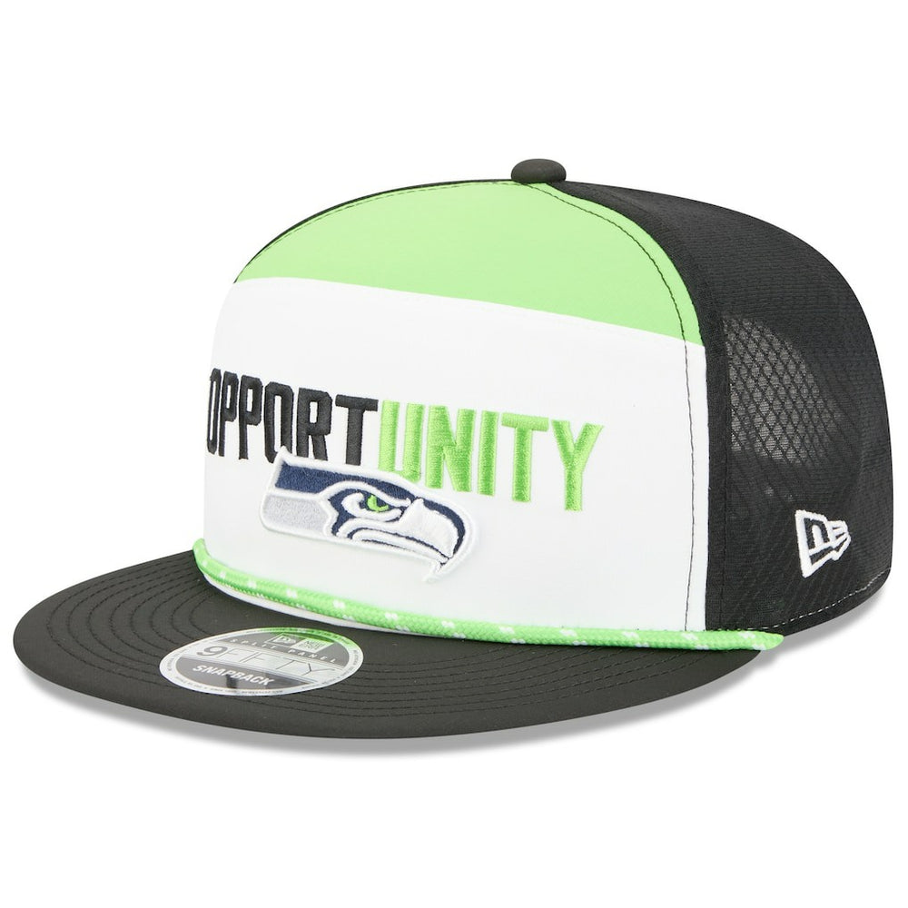 NFL Seattle Seahawks 2025 Inspire Change Split Panel 9FIFTY Snapback Hat