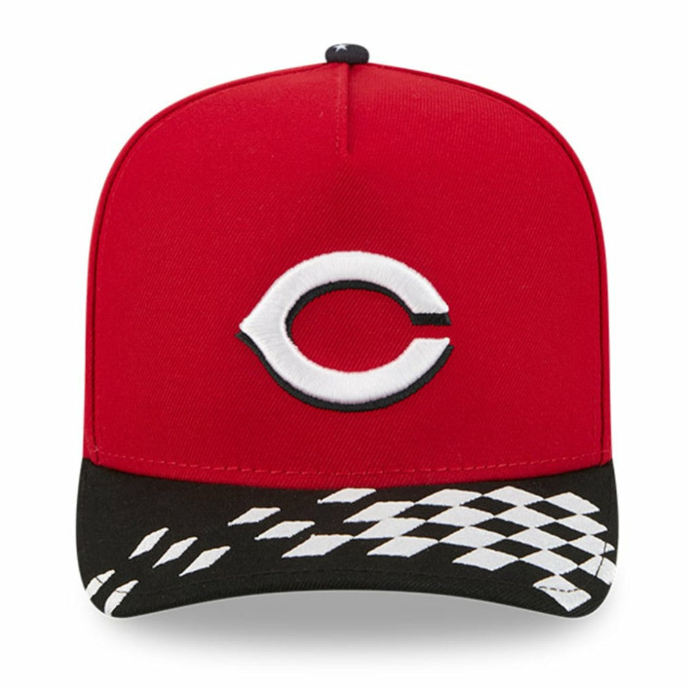 Cincinnati Reds 2025 MLB Speedway Classic A-Frame 59FIFTY Fitted Hat - Red/Black | New Era