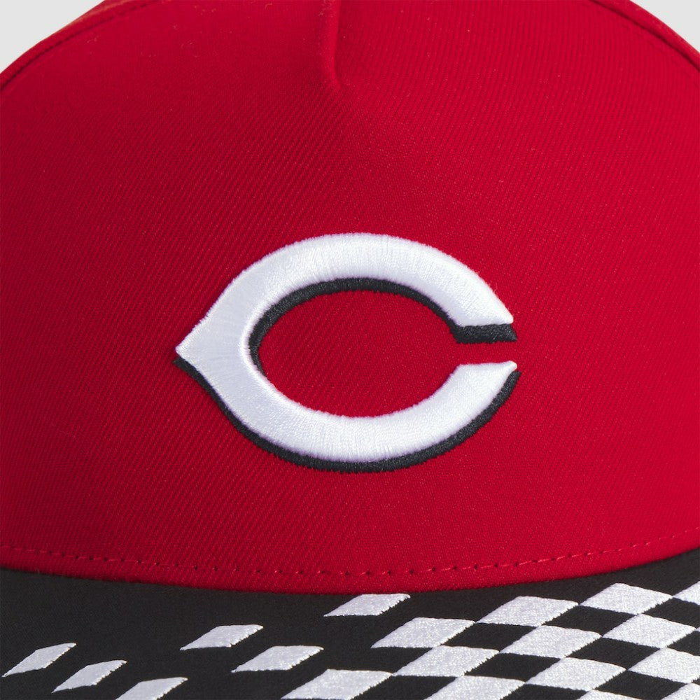 Cincinnati Reds 2025 MLB Speedway Classic A-Frame 59FIFTY Fitted Hat - Red/Black | New Era