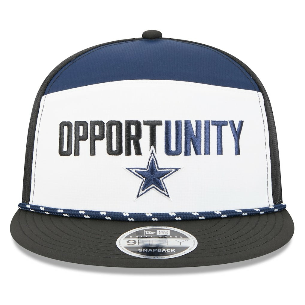 NFL Dallas Cowboys 2025 Inspire Change Split Panel 9FIFTY Snapback Hat