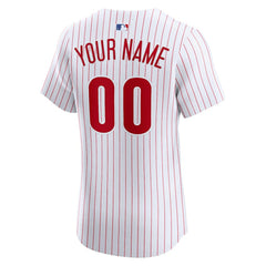 Philadelphia Phillies Home Elite Custom Jersey - White | Nike