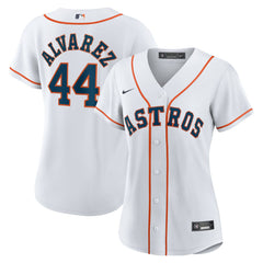 Yordan Alvarez Houston Astros Women's Home Replica Jersey - White | Nike