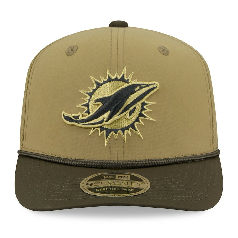 NFL Miami Dolphins 2025 Salute to Service 9SEVENTY Adjustable Hat