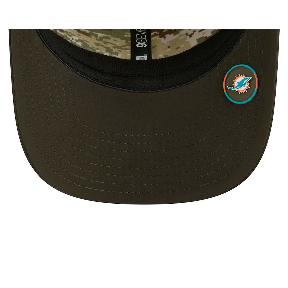 NFL Miami Dolphins 2025 Salute to Service 9SEVENTY Adjustable Hat