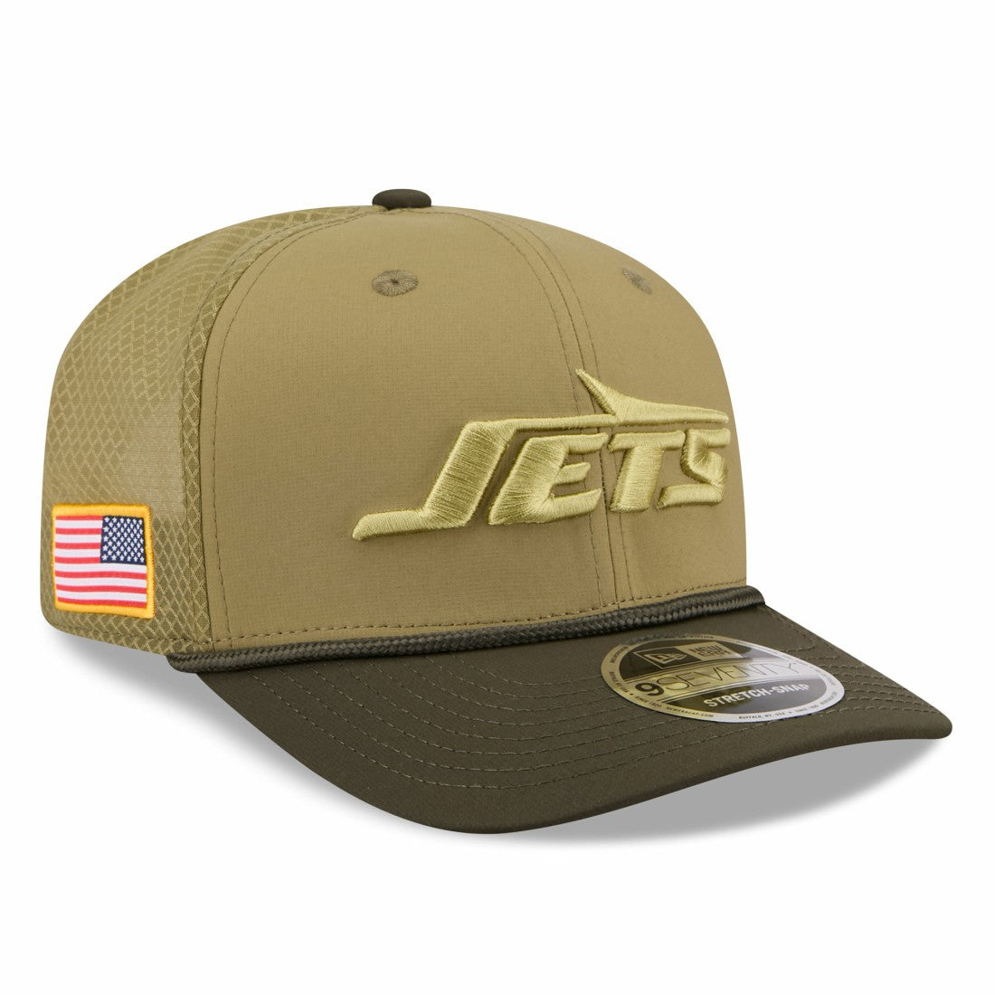 NFL New York Jets 2025 Salute to Service 9SEVENTY Adjustable Hat
