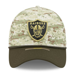 NFL Las Vegas Raiders 2025 Salute to Service 39THIRTY Flex Hat