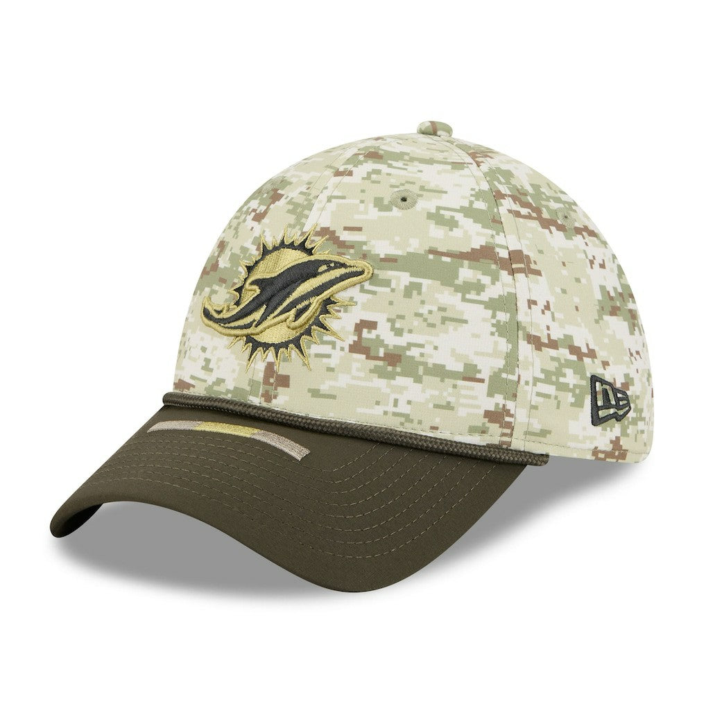 NFL Miami Dolphins 2025 Salute to Service 39THIRTY Flex Hat