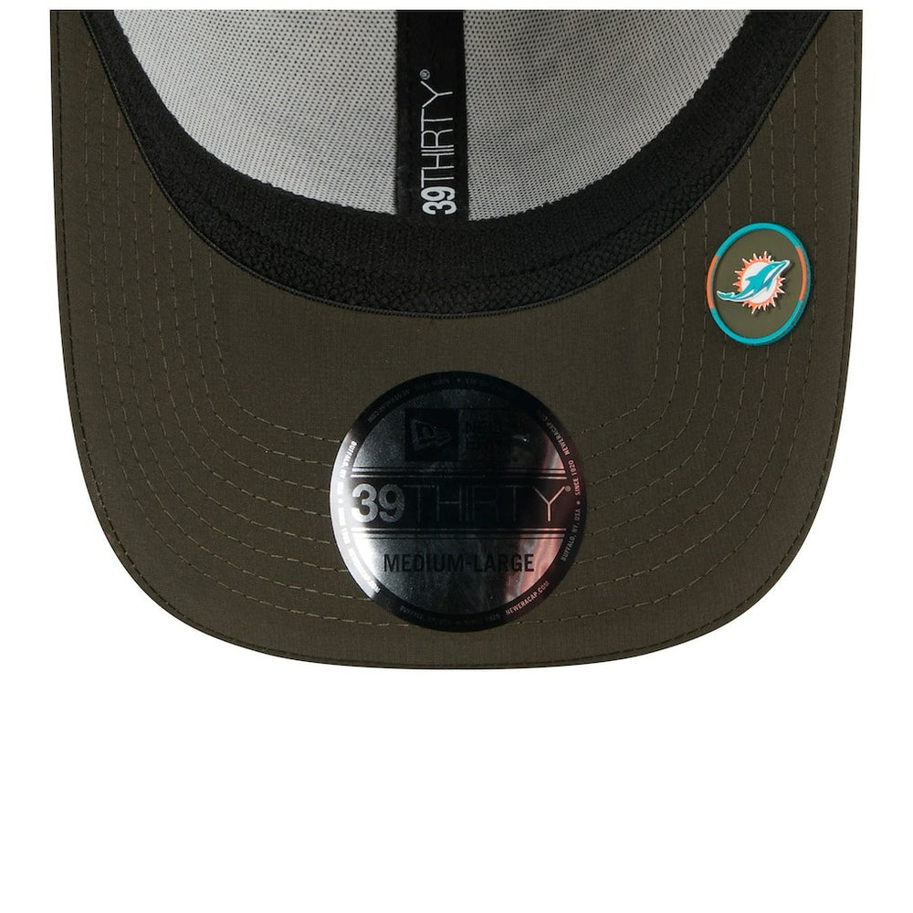 NFL Miami Dolphins 2025 Salute to Service 39THIRTY Flex Hat