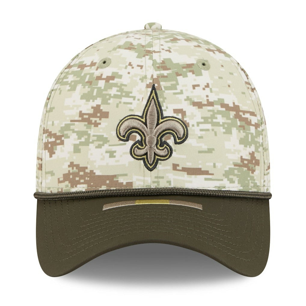 NFL New Orleans Saints 2025 Salute to Service 39THIRTY Flex Hat