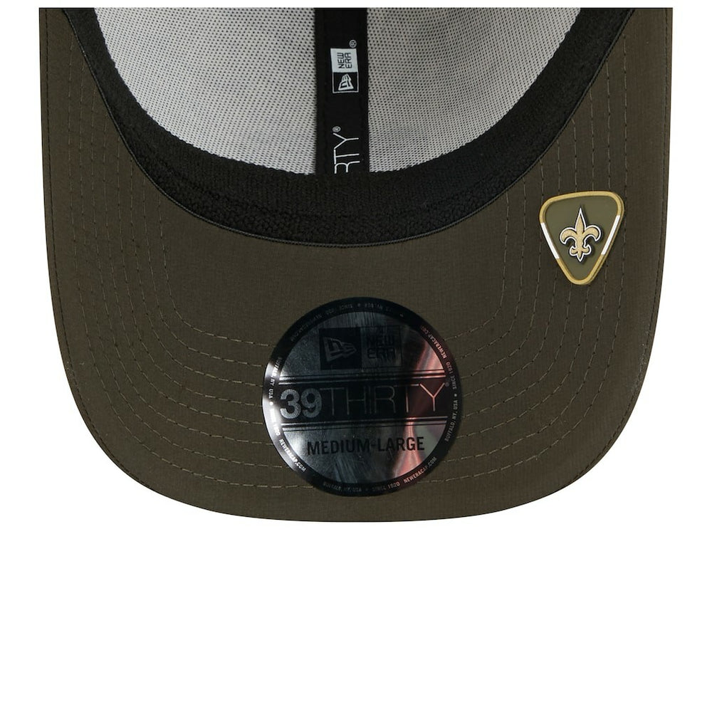 NFL New Orleans Saints 2025 Salute to Service 39THIRTY Flex Hat