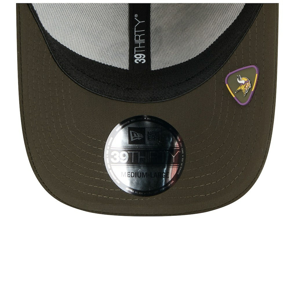 NFL Minnesota Vikings 2025 Salute to Service 39THIRTY Flex Hat