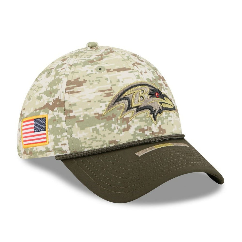 NFL Baltimore Ravens 2025 Salute to Service 39THIRTY Flex Hat