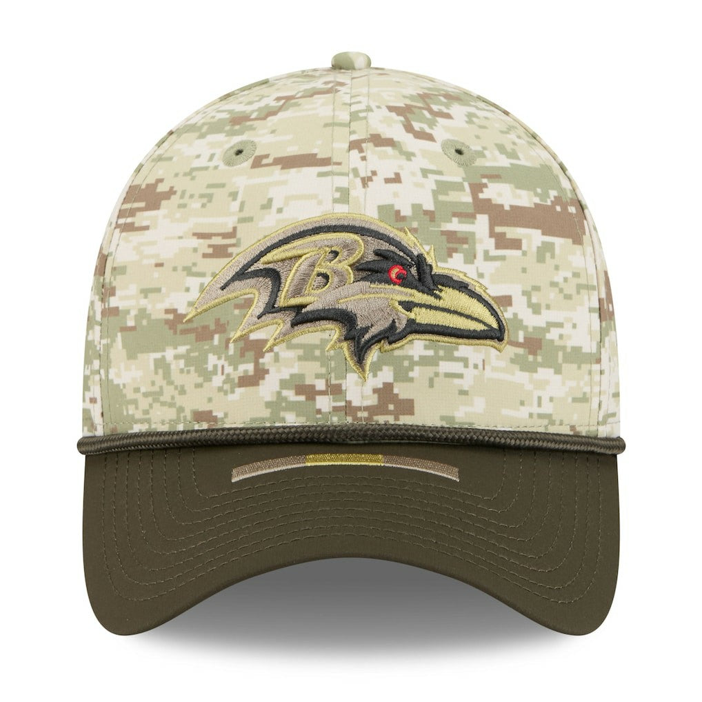 NFL Baltimore Ravens 2025 Salute to Service 39THIRTY Flex Hat